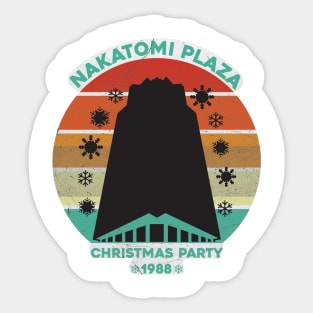 Retro Nakatomi Plaza Sticker